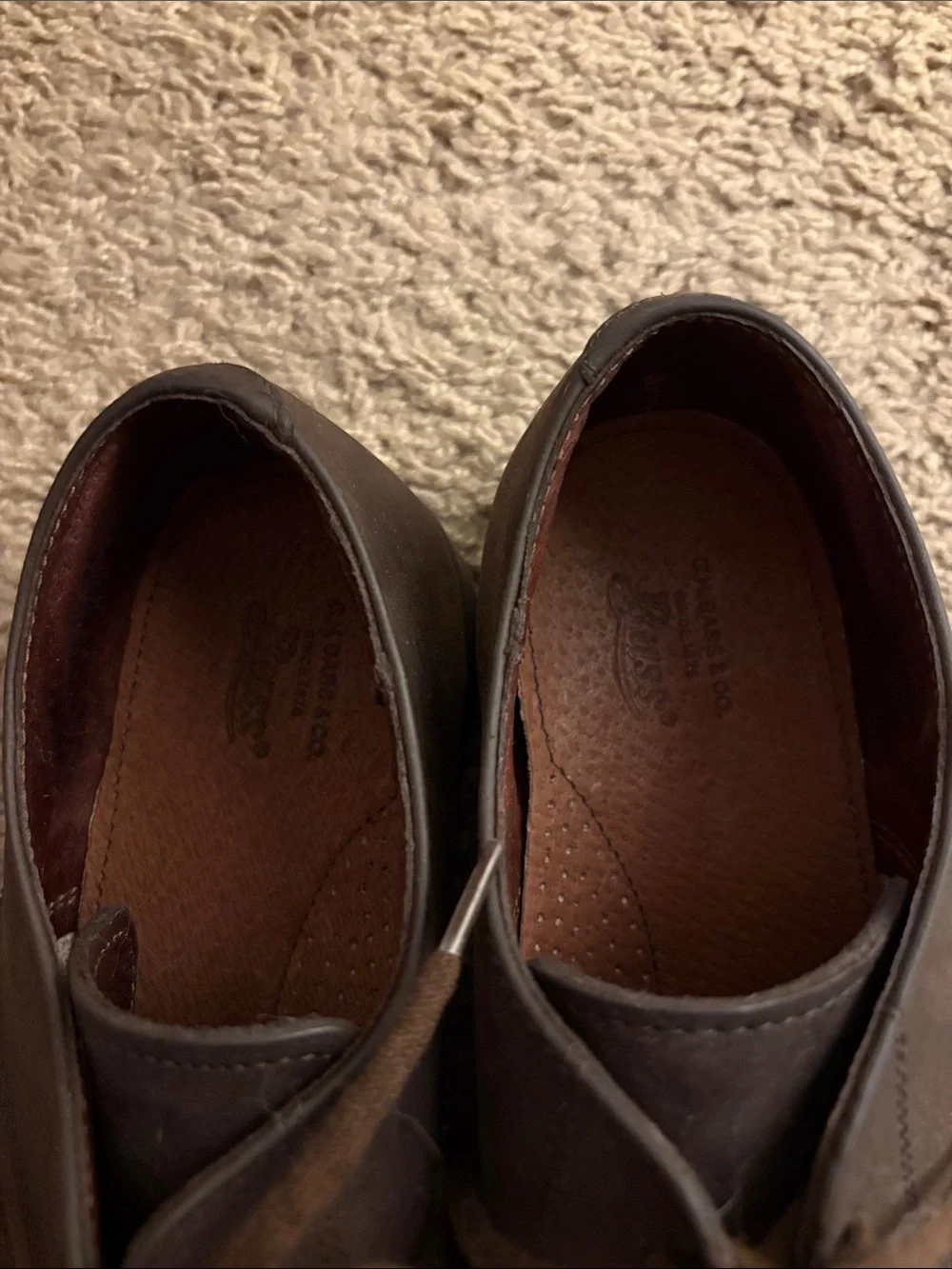 G.H. Bass & Co. Women's Brown Leather Ankle Booties